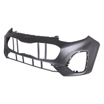 Bumper Cover Front w/o Park Assist Primed CAPA for Kia Sportage 2020–2022