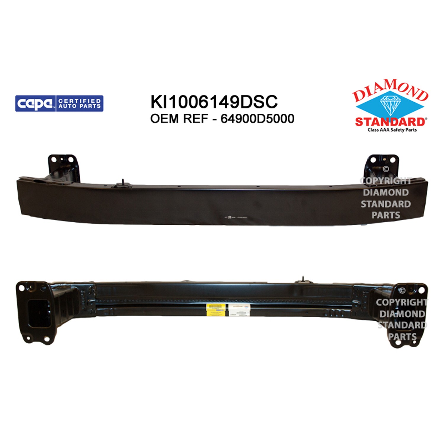 Bumper Cover Reinforcement Front Sport Type w/o Auto Cruise Control CAPA for Kia Optima 2016–2018