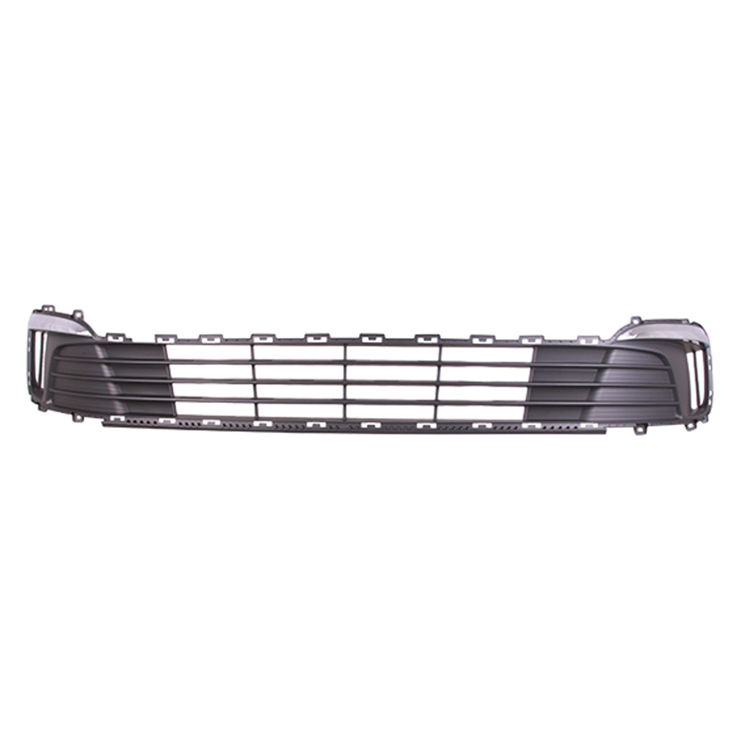 Bumper Cover Grille Front w/o Fog Lamps CAPA for Kia Rio Sedan 2016–2017