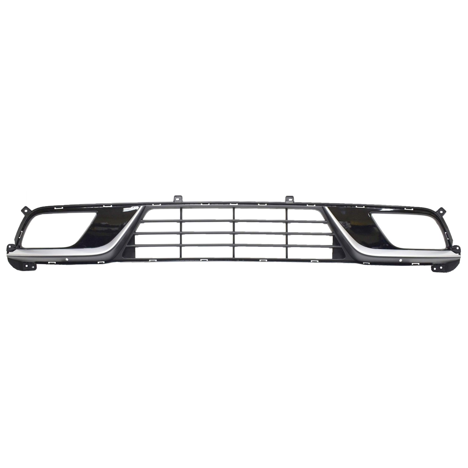 Bumper Cover Grille Front w/o Intelligent Cruise Control w/Fog Lamps for Kia Niro 2017–2019