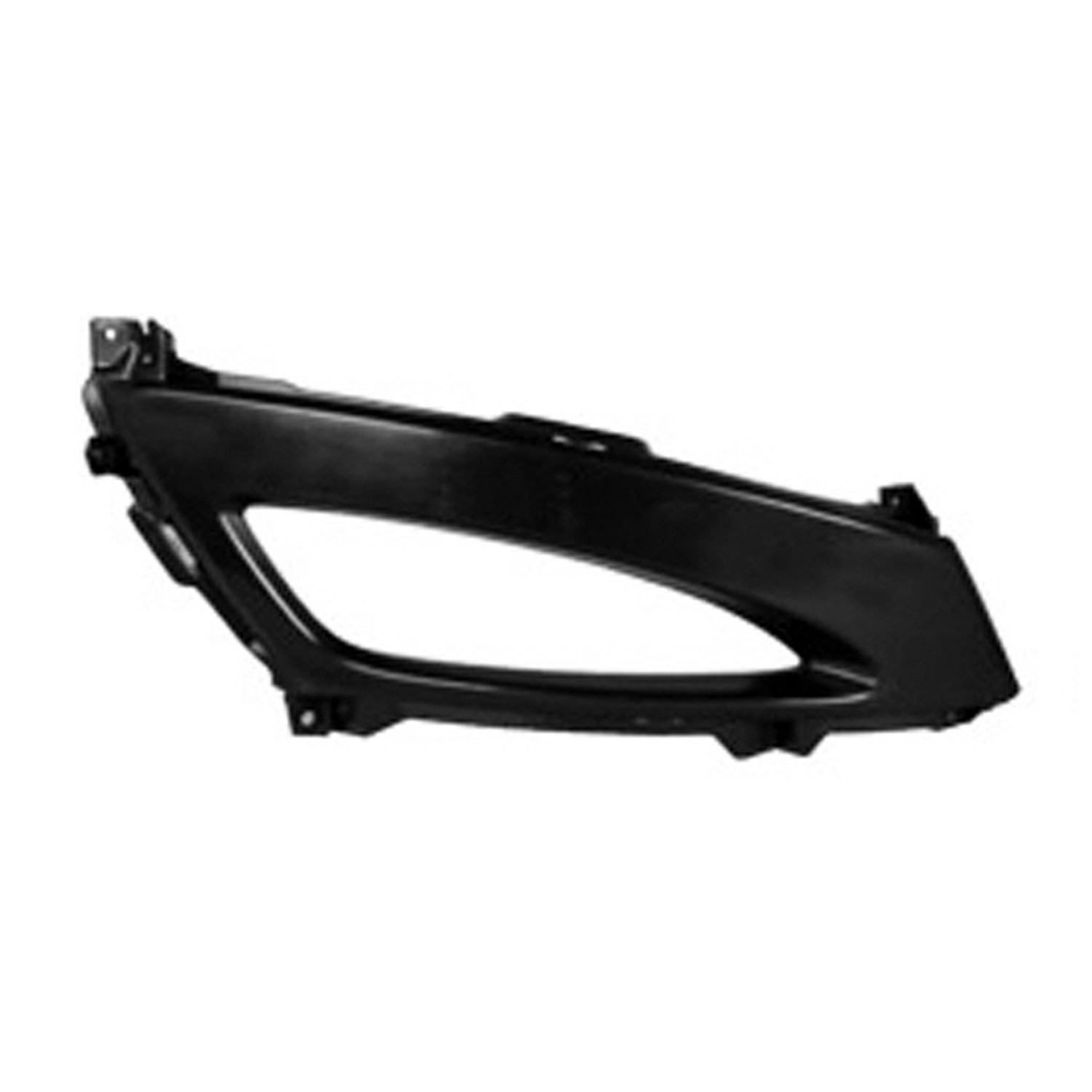 Bumper Insert Front Right Fog Lamp Opening Cover w/o Fog Lamps for Kia Forte Sedan Hatchback 2010–2012
