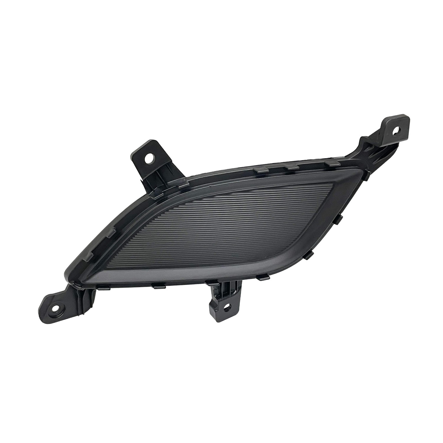 Bumper Insert Front Right Fog Lamp Opening Cover w/o Fog Lamps for Kia Forte 2017–2018
