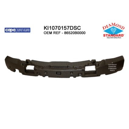 Bumper Impact Absorber Front CAPA for Kia Forte Sedan 2017–2018