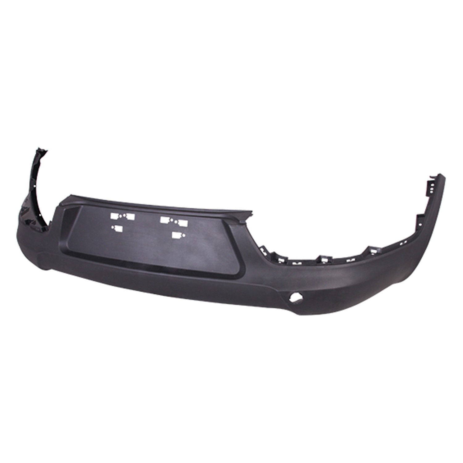 Bumper Cover Rear w/o Parking Sensor Textured CAPA for Kia Sportage 2014–2016