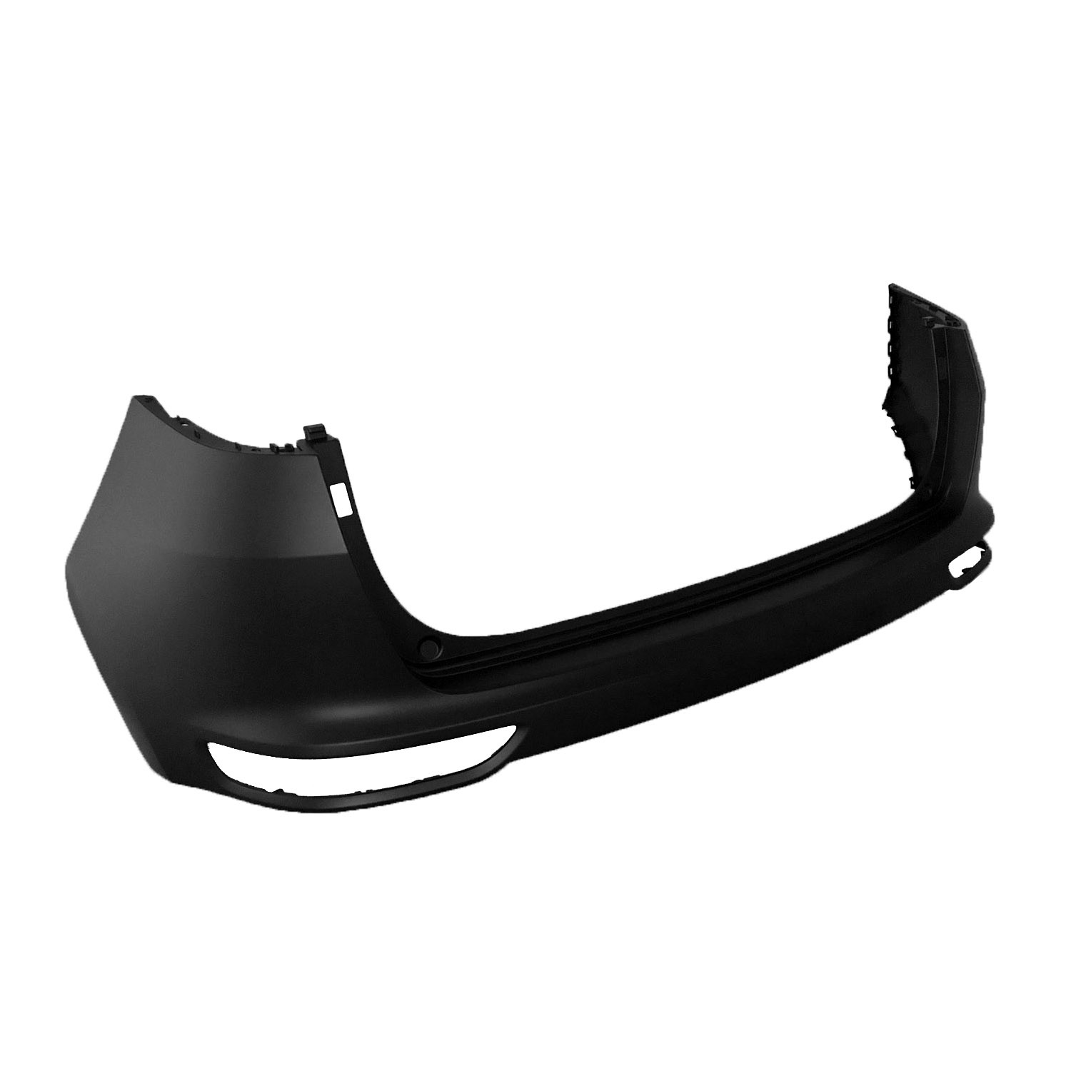 Bumper Cover Rear w/o Parking Sensors Primed CAPA for Kia Sportage 2017–2019