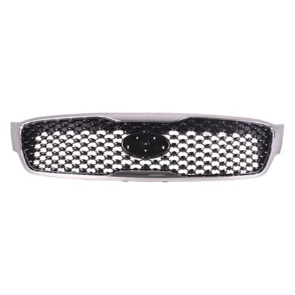 Grille Assembly w/o Front View Camera Dark Gray for Kia Sorento SX 2016–2018