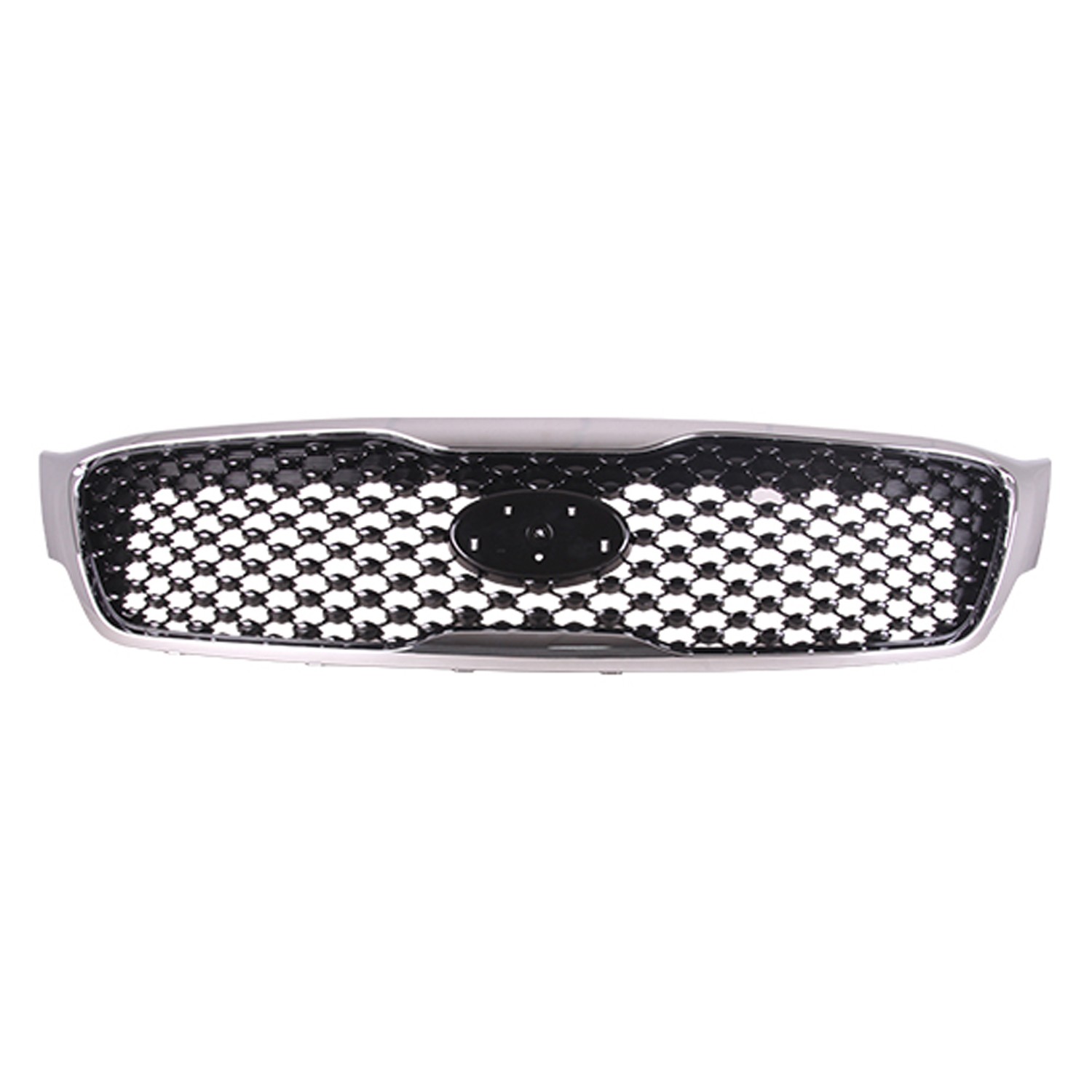 Grille Assembly w/o Front View Camera Dark Gray for Kia Sorento SX 2016–2018