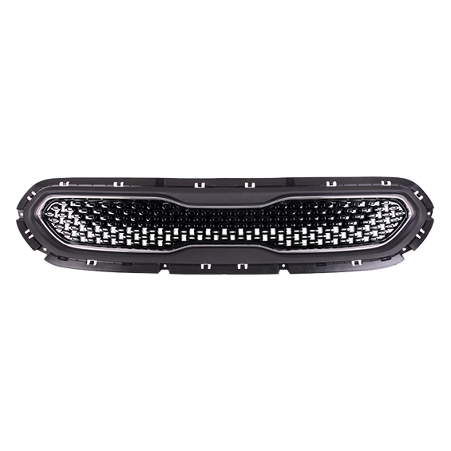 Grille Assembly w/Chrome Frame for Kia Niro LX FE EX Touring s Touring 2017–2019