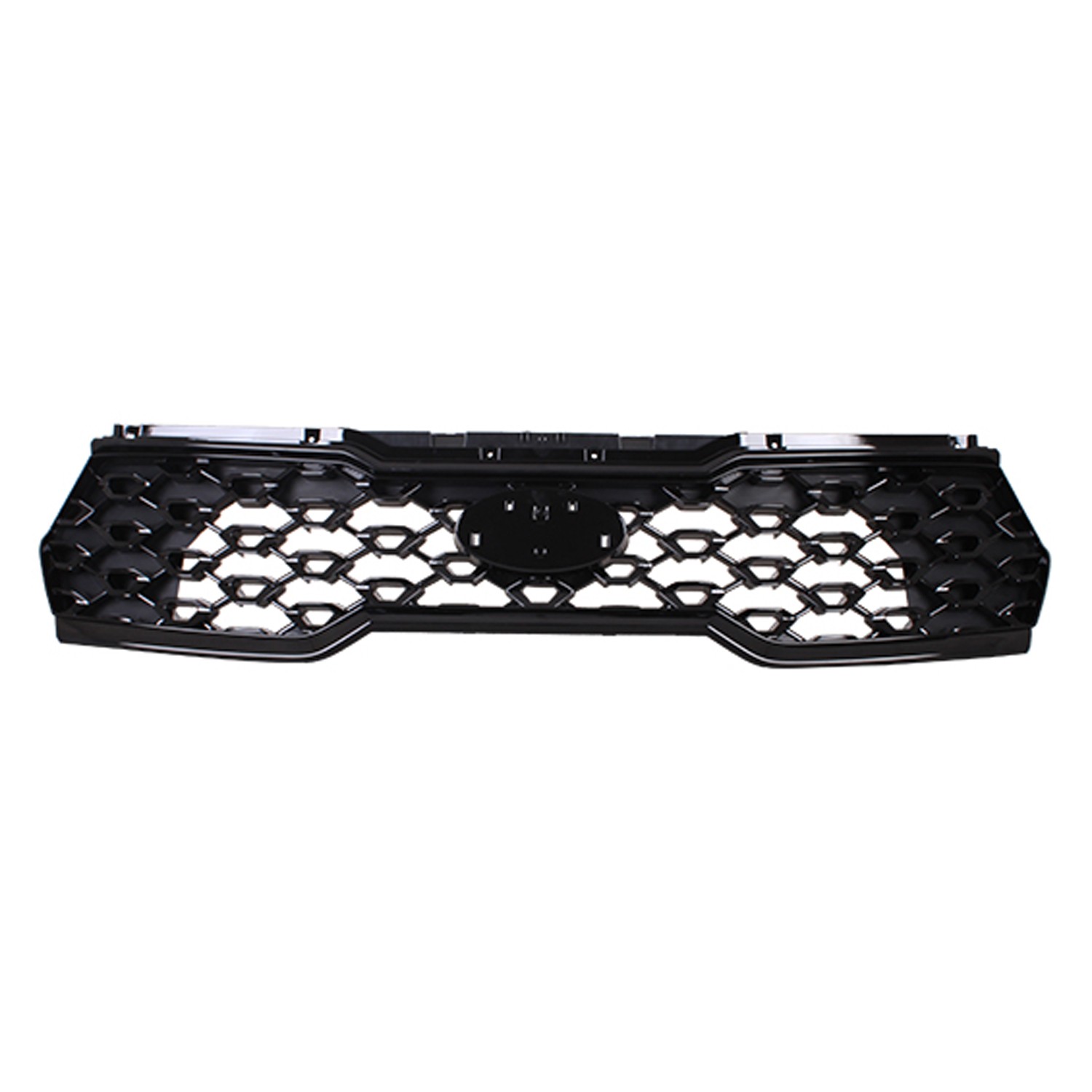 Grille Assembly w/o Surround View Gloss Black CAPA for Kia Sorento S LX EX SX 2021