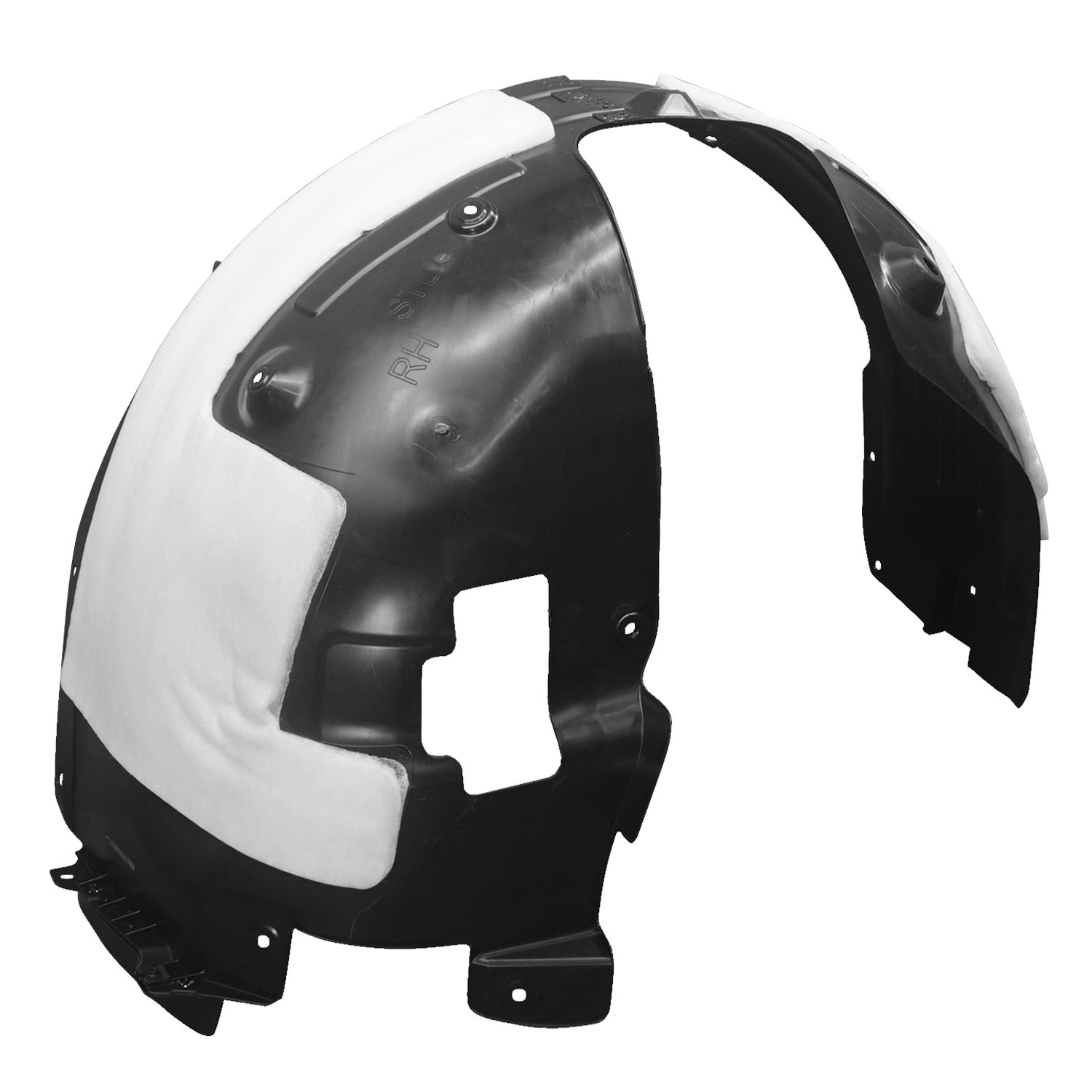 Fender Liner Right 2 Piece Cover CAPA for Kia Sorento S LX EX SX SX Prestige X-Line SX Prestige 2021–2023