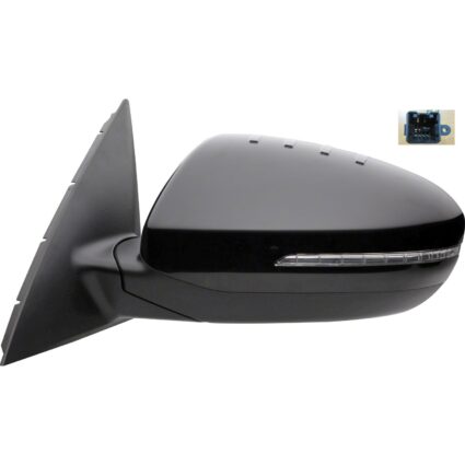Door Mirror Assembly Left Power Manual Folding Heated for Kia Optima Hybrid Hybrid Premium Hybrid EX Hybrid LX 2011–2013