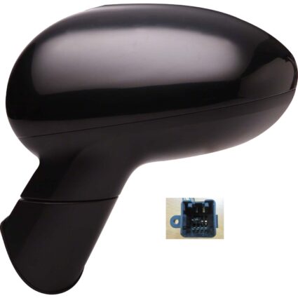 Door Mirror Assembly Left Power Heated w/o Turn Signal Lamp for Kia Rio Sedan Hatchback 2012–2014