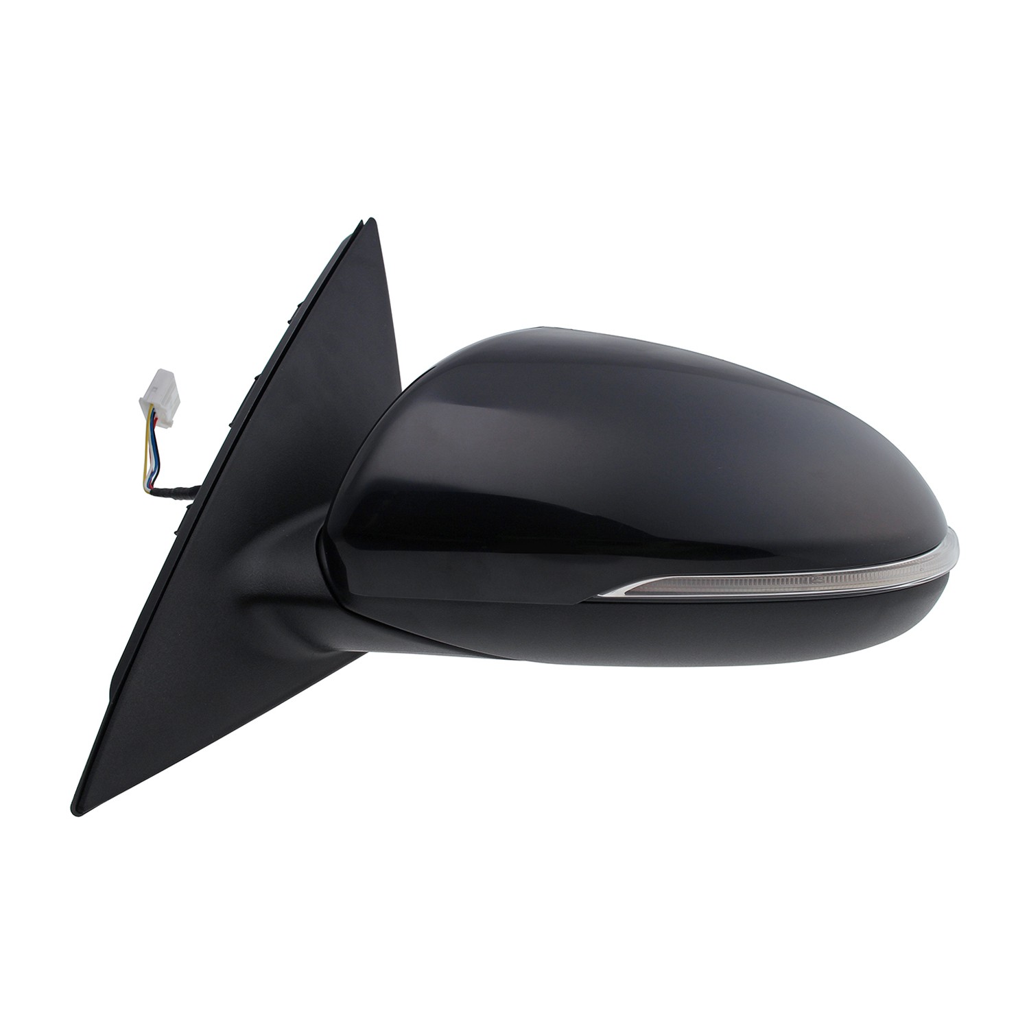 Door Mirror Assembly Left Power Non-Heated w/o Blind Spot Detection for Kia Optima 2016–2018