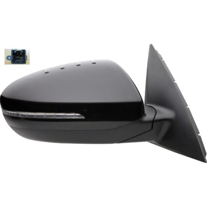 Door Mirror Assembly Right Power Manual Folding Heated for Kia Optima Hybrid Hybrid Premium Hybrid EX Hybrid LX 2011–2013