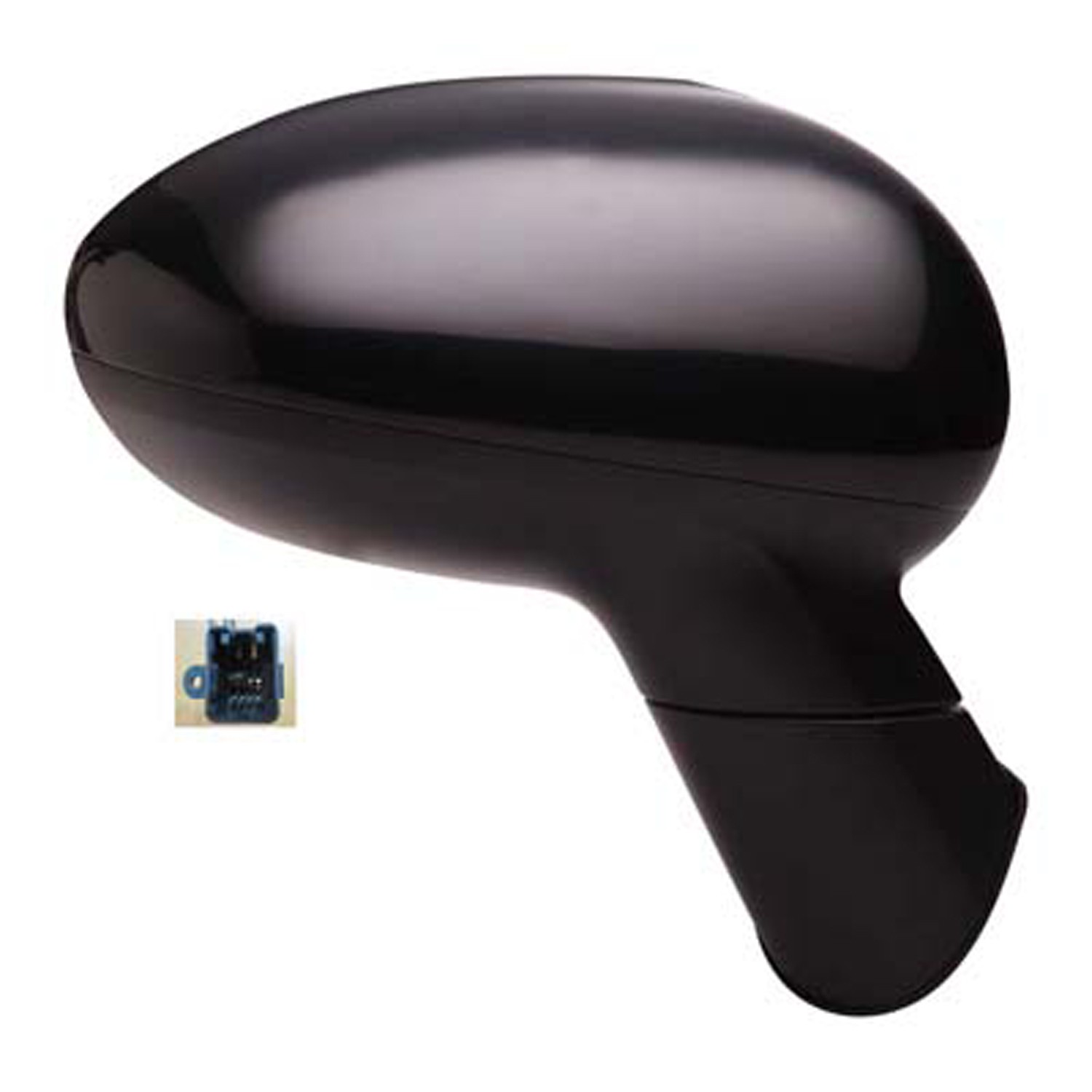 Door Mirror Assembly Right Power Heated w/o Turn Signal Lamp for Kia Rio Sedan Hatchback 2012–2014