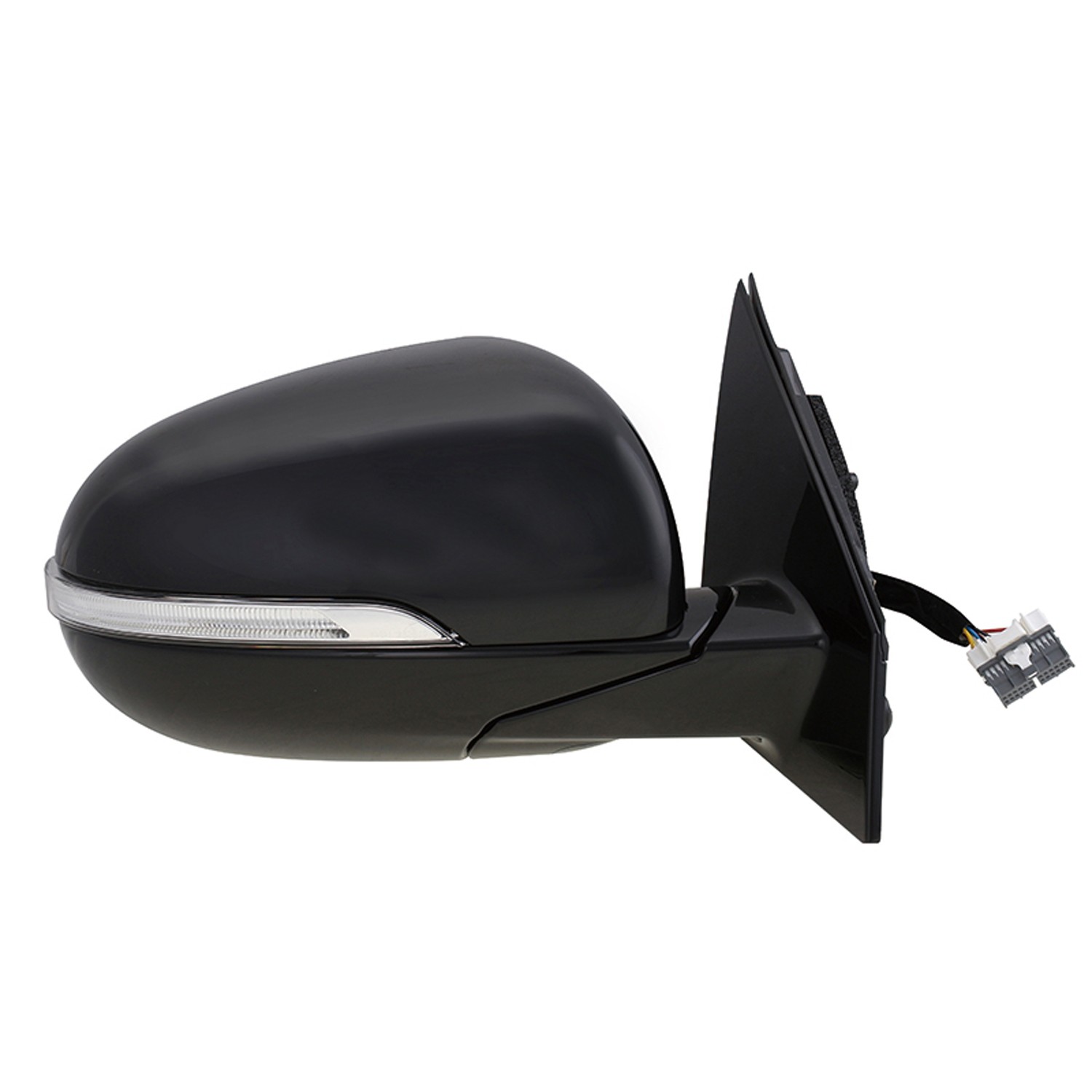 Door Mirror Assembly Right w/o Around View Monitor Manual-Folding w/o Blind Spot Detection for Kia Sorento 2016–2020