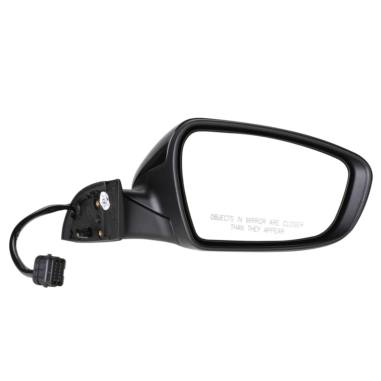 Door Mirror Assembly Right w/o Blind Spot Detection w/o Signal Lamp Manual-Folding for Kia Forte Sedan 2017–2018