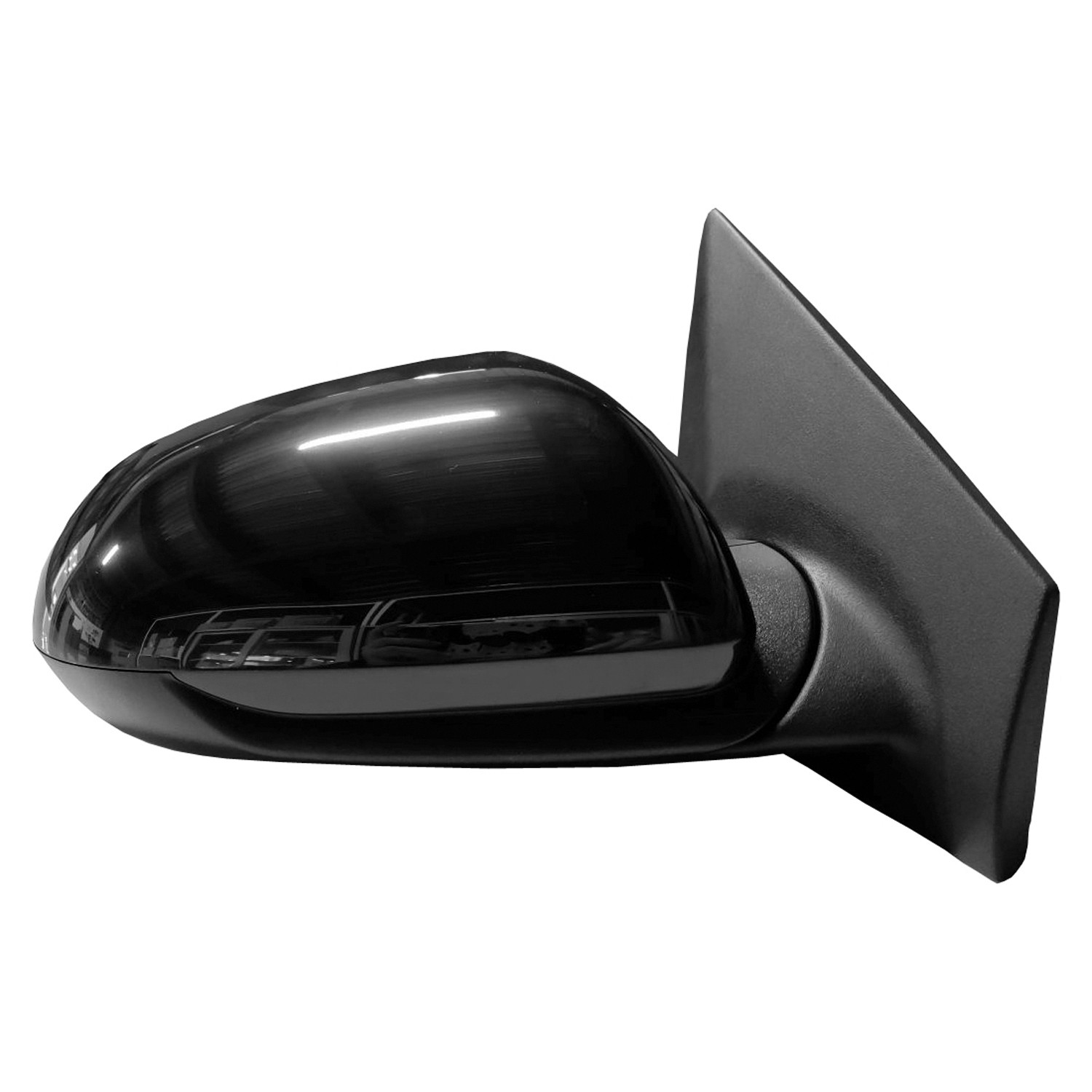 Door Mirror Assembly Right Power Heated w/o Signal Lamp Black for Kia Rio Sedan Hatchback S EX EX Pack 2018–2020