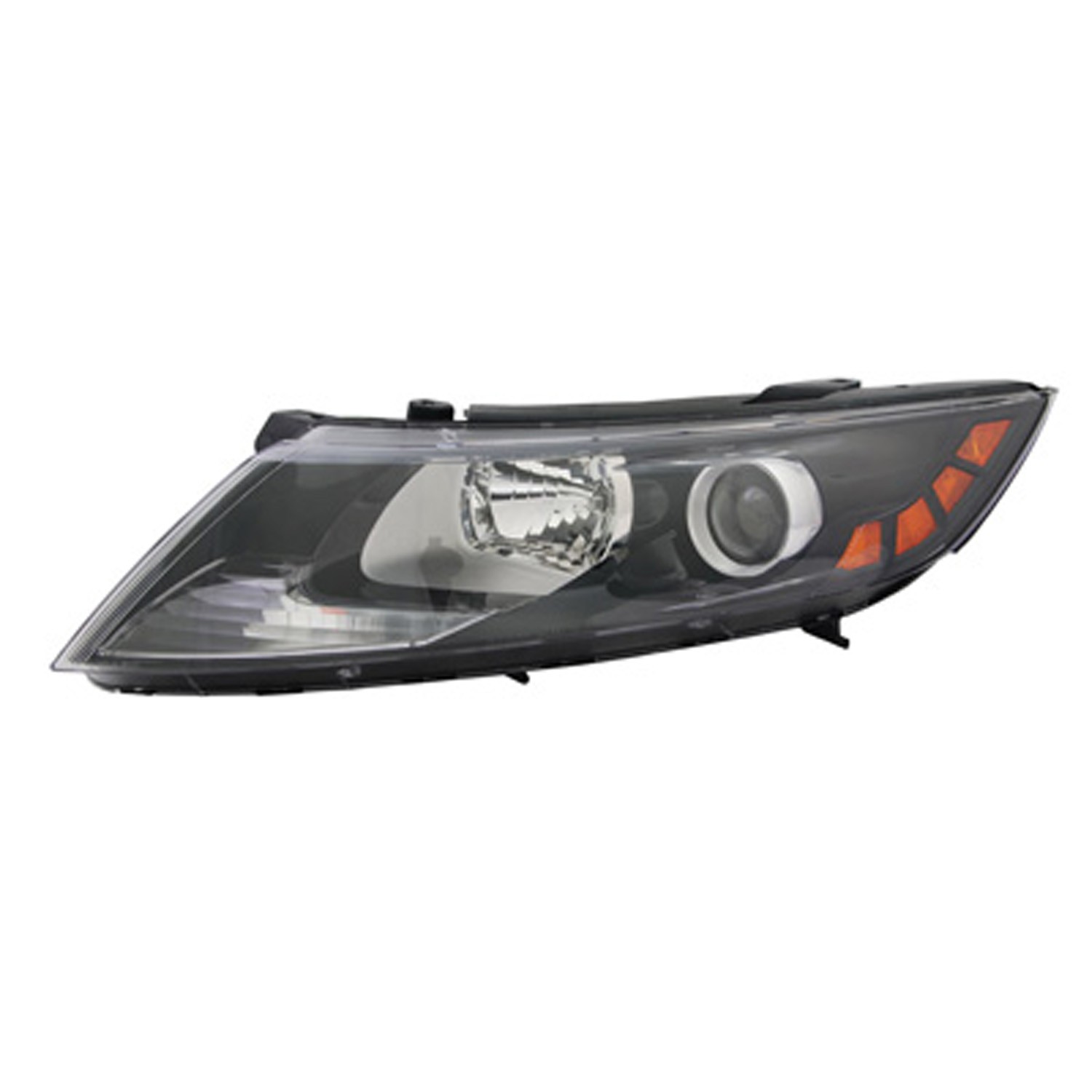 Headlight Assembly Composite Left Halogen To 12-6-10 Korea Built for Kia Optima LX EX SX 2011