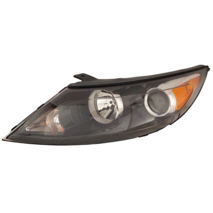 Headlight Assembly Composite Left Halogen CAPA for Kia Sportage LX EX Base 2011–2012