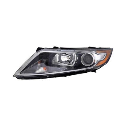 Headlight Assembly Composite Left Halogen CAPA for Kia Optima Hybrid Hybrid Premium Hybrid EX Hybrid LX 2011–2013