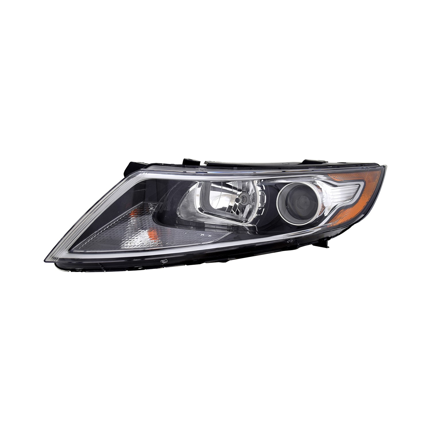 Headlight Assembly Composite Left Halogen CAPA for Kia Optima Hybrid Hybrid Premium Hybrid EX Hybrid LX 2011–2013