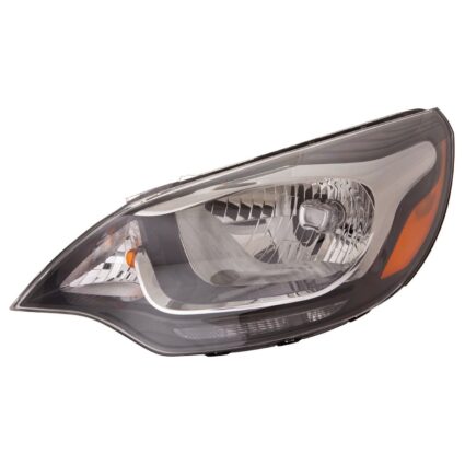 Headlight Assembly Composite Left w/o LED Position Lamp CAPA for Kia Rio Sedan LX EX 2012–2017