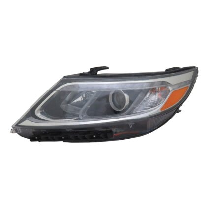 Headlight Assembly Composite Left Halogen w/o Auto Level Control CAPA for Kia Sorento EX SX 2014–2015