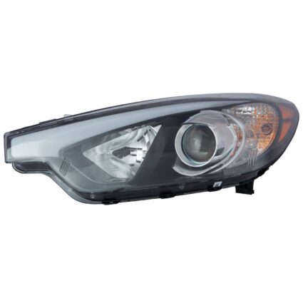Headlight Assembly Composite Left Halogen w/o LED Position Lamp CAPA for Kia Forte Forte5