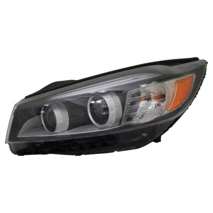 Headlight Assembly Composite Left Halogen w/o LED Accent Light CAPA for Kia Sorento 2016–2018