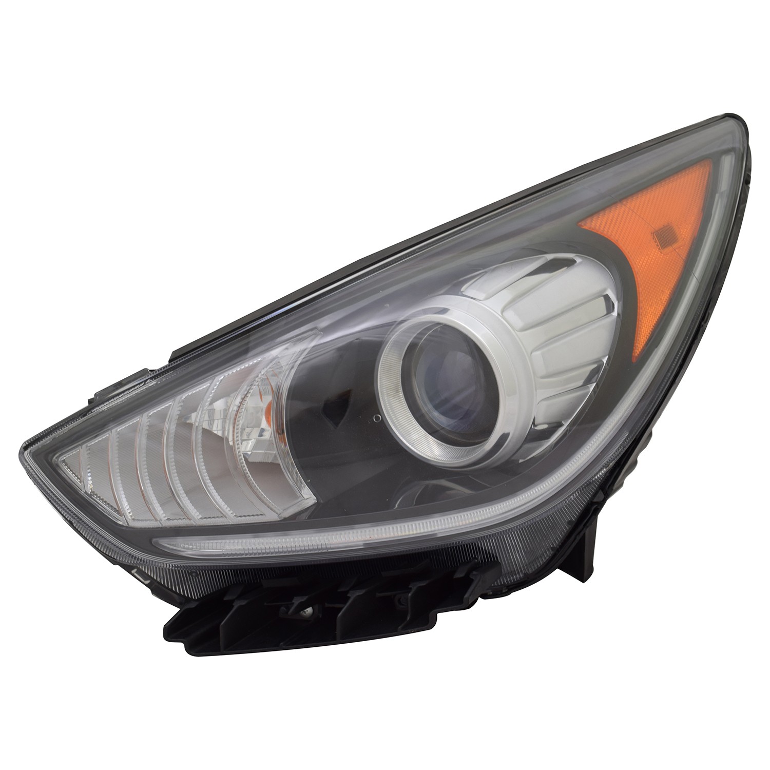 Headlight Assembly Composite Left Halogen CAPA for Kia Niro 2017–2019