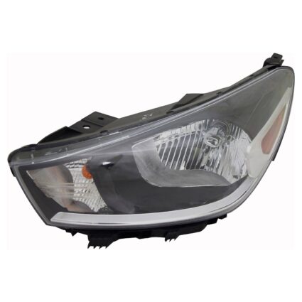 Headlight Assembly Composite Left CAPA for Kia Rio Sedan Hatchback 2018–2023