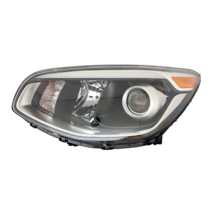 Headlight Assembly Composite Left Halogen Projector Type for Kia Soul 2017–2019