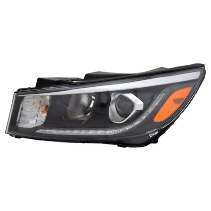 Headlight Assembly Composite Left Halogen w/LED Position Lamp for Kia Sedona 2019–2021