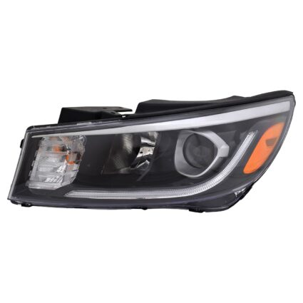 Headlight Assembly Composite Left Halogen w/o LED Position Lamp for Kia Sedona 2019–2021