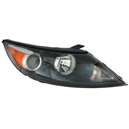 Headlight Assembly Composite Right Halogen CAPA for Kia Sportage LX EX Base 2011–2012