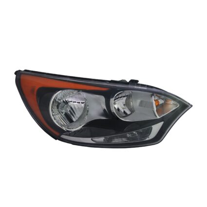 Headlight Assembly Composite Right w/o LED Position Lamp CAPA for Kia Rio Hatchback 2012–2017