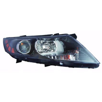 Headlight Assembly Composite Right Halogen From 12-6-10 Korea Built CAPA for Kia Optima LX EX SX EX Luxury SXL 2011–2013