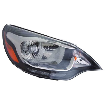 Headlight Assembly Composite Right w/o LED Position Lamp CAPA for Kia Rio Sedan LX EX 2012–2017