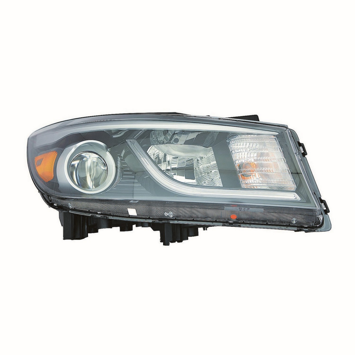 Headlight Assembly Composite Right Halogen w/o LED Driver Running Lamp CAPA for Kia Sedona 2015–2018