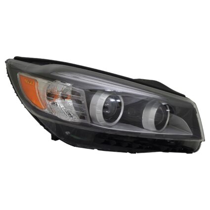 Headlight Assembly Composite Right Halogen w/o LED Accent Light CAPA for Kia Sorento 2016–2018