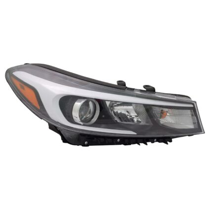 Headlight Assembly Composite Right Halogen w/o LED Position Lamp Korea Built CAPA for Kia Forte5 2017–2018