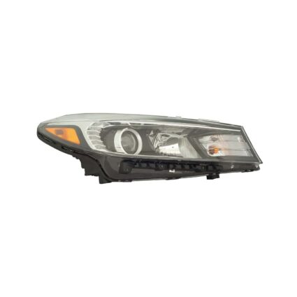 Headlight Assembly Composite Right Halogen w/LED Position Lamp Korea Built CAPA for Kia Forte5 2017–2018