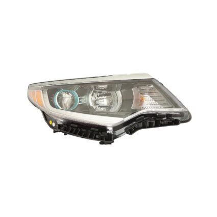 Headlight Assembly Composite Right w/o LED Daytime Running Lamps for Kia Optima Hybrid Premium Hybrid EX Hybrid LX Hybrid EX Premium Plug-In Hybrid EX Plug-In Hybrid EX Premium 2017–2020