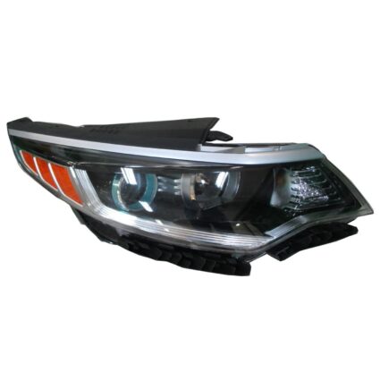 Headlight Assembly Composite Right w/o LED Daytime Running Lamps CAPA for Kia Optima Hybrid Premium Hybrid EX Hybrid LX Hybrid EX Premium Plug-In Hybrid EX Plug-In Hybrid EX Premium 2017–2020
