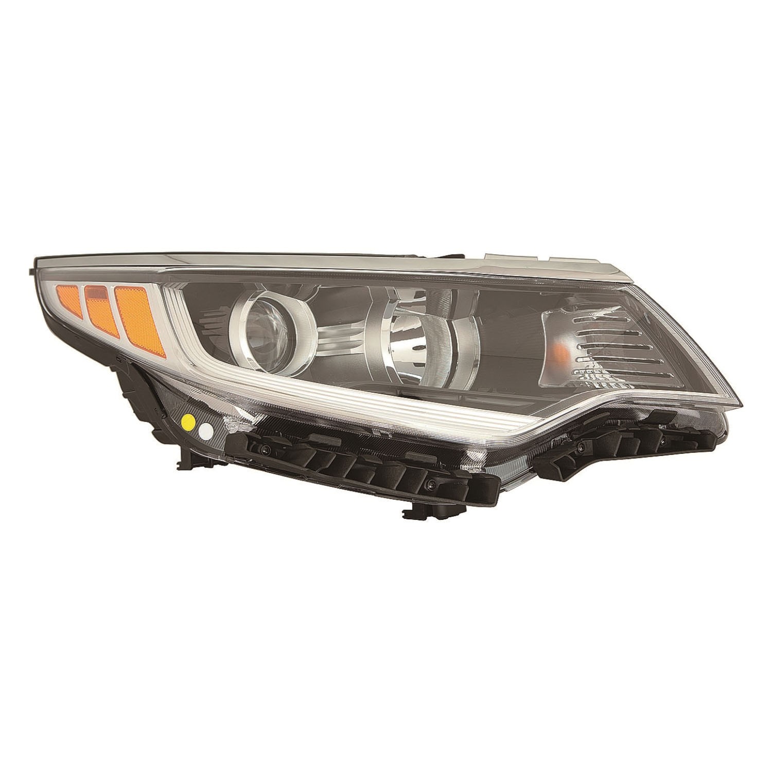 Headlight Assembly Composite Right Halogen Korea Built CAPA for Kia Optima 2016–2018
