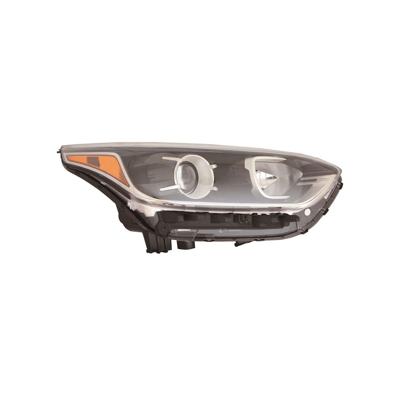 Headlight Assembly Composite Right Halogen CAPA for Kia Forte Sedan FE LXS 2019–2021