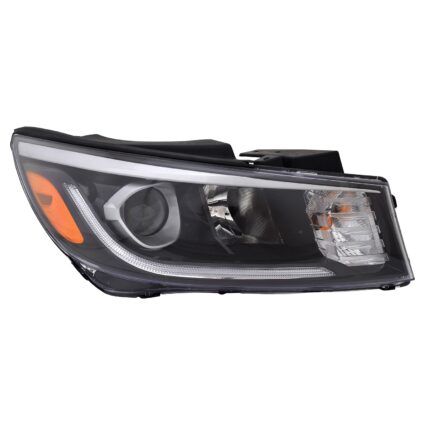 Headlight Assembly Composite Right Halogen w/o LED Position Lamp for Kia Sedona 2019–2021