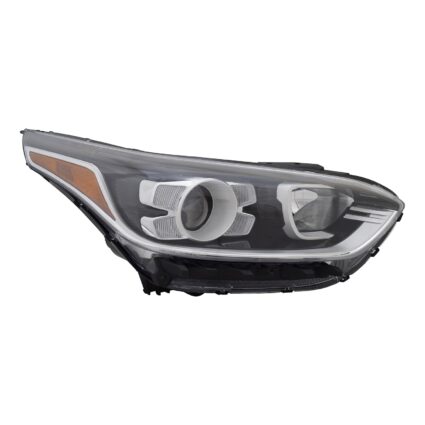 Headlight Assembly Composite Right Halogen CAPA for Kia Forte Sedan S EX EX Premium EX Limited EX+ 2019–2021