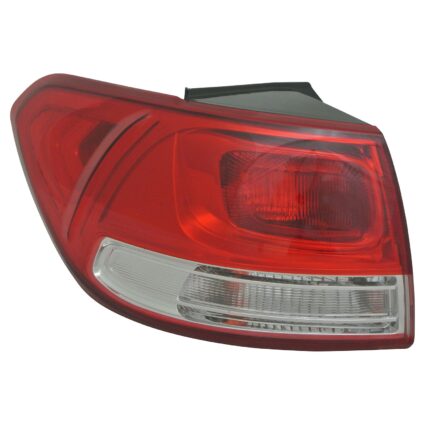 Tail Light Assembly Left Outer Bulb Type CAPA for Kia Sorento 2016–2018